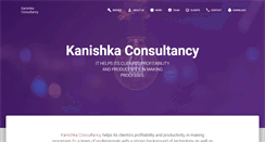 Desktop Screenshot of kanishkaconsultancy.com