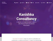 Tablet Screenshot of kanishkaconsultancy.com